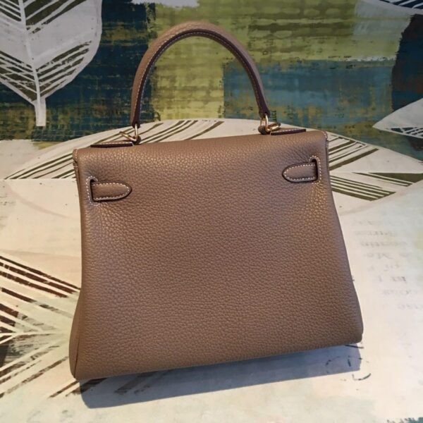 1:1 Replica Hermes Kelly 28 Greige Bag With Gold Toned Harware For Women, Women's Handbags, Shoulder Bags 11in/28cm