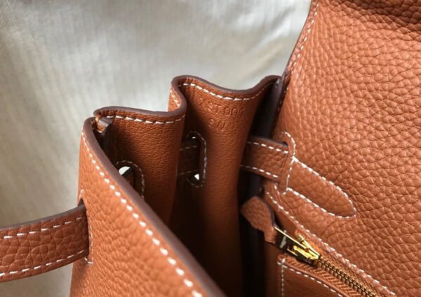 1:1 Replica Hermes Kelly 28 Retourne Togo Brown Bag For Women, Women's Handbags, Shoulder Bags 11in/28cm