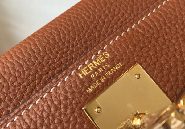 1:1 Replica Hermes Kelly 28 Retourne Togo Brown Bag For Women, Women's Handbags, Shoulder Bags 11in/28cm