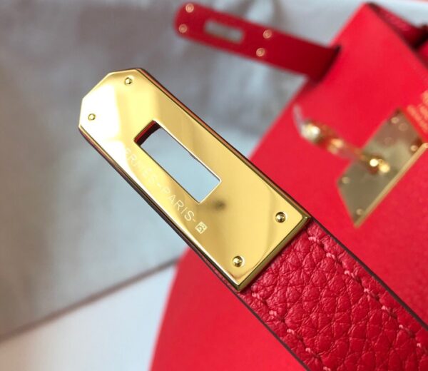 1:1 Replica Hermes Kelly 28 Rouge Casaque Togo Bag For Women, Women's Handbags, Shoulder Bags 11in/28cm