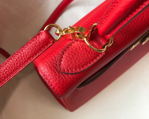 1:1 Replica Hermes Kelly 28 Rouge Casaque Togo Bag For Women, Women's Handbags, Shoulder Bags 11in/28cm