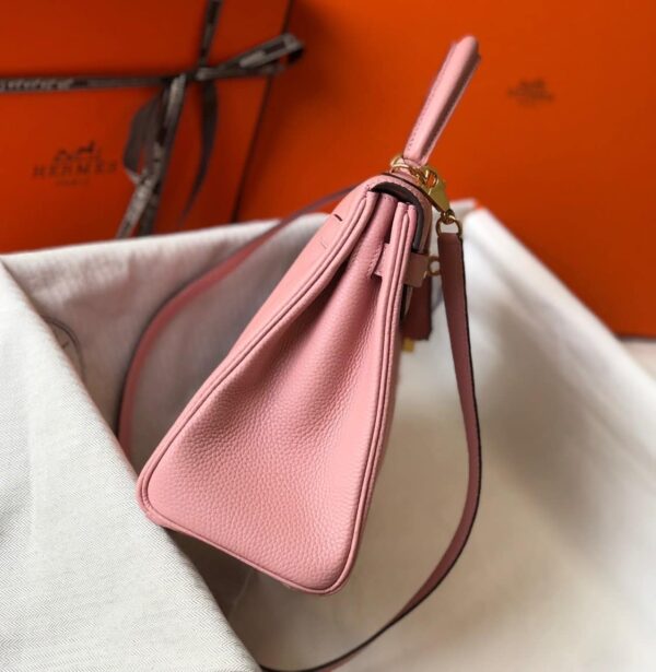 1:1 Replica Hermes Kelly 28cm Bubblegum Pink Togo Bag For Women, Women's Handbags, Shoulder Bags 11in/28cm