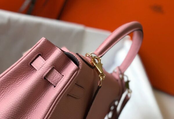 1:1 Replica Hermes Kelly 28cm Bubblegum Pink Togo Bag For Women, Women's Handbags, Shoulder Bags 11in/28cm