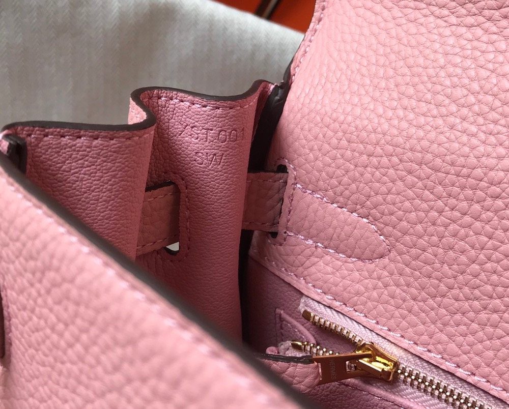 1:1 Replica Hermes Kelly 28cm Bubblegum Pink Togo Bag For Women, Women's Handbags, Shoulder Bags 11in/28cm