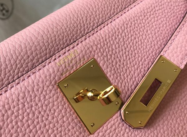 1:1 Replica Hermes Kelly 28cm Bubblegum Pink Togo Bag For Women, Women's Handbags, Shoulder Bags 11in/28cm