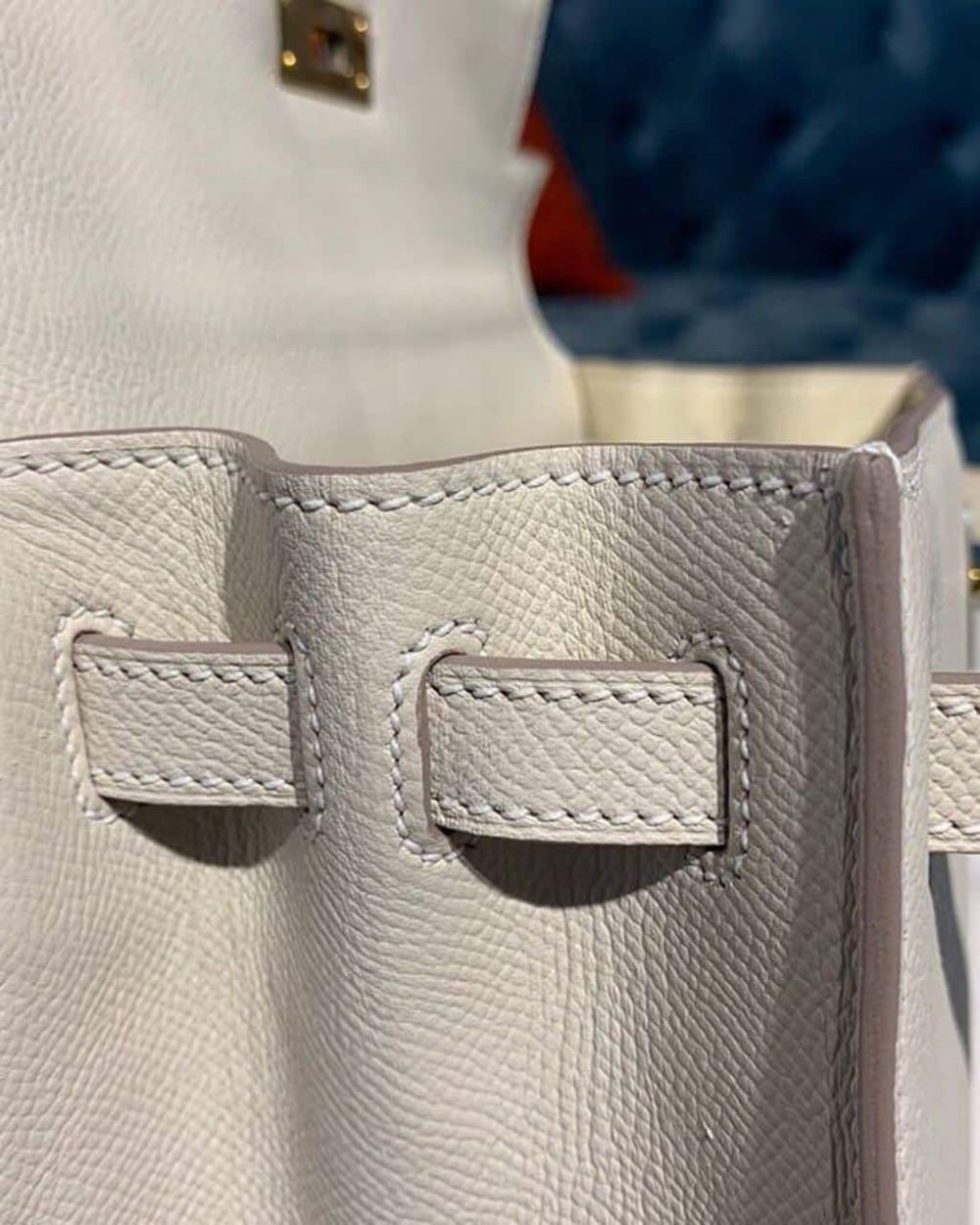 1:1 Replica Hermes Kelly Craie For Women Gold Toned Hardware 10in/25cm