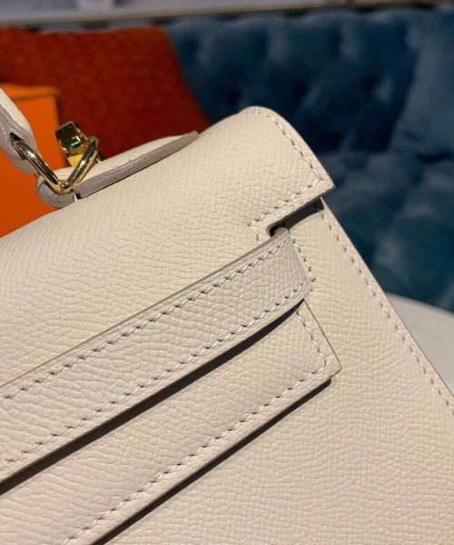 1:1 Replica Hermes Kelly Craie For Women Gold Toned Hardware 10in/25cm