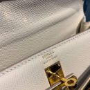 1:1 Replica Hermes Kelly Craie For Women Gold Toned Hardware 10in/25cm