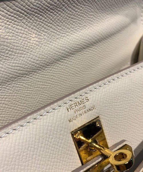 1:1 Replica Hermes Kelly Craie For Women Gold Toned Hardware 10in/25cm
