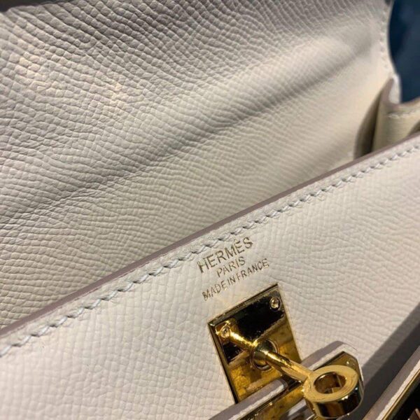 1:1 Replica Hermes Kelly Craie For Women Gold Toned Hardware 10in/25cm