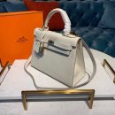 1:1 Replica Hermes Kelly Craie For Women Gold Toned Hardware 10in/25cm