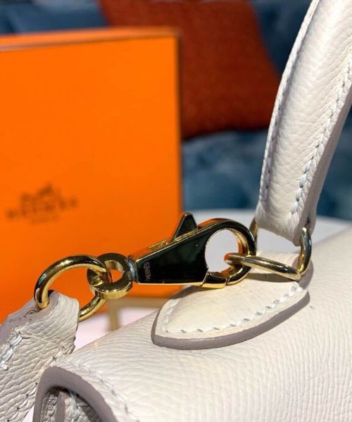 1:1 Replica Hermes Kelly Craie For Women Gold Toned Hardware 10in/25cm