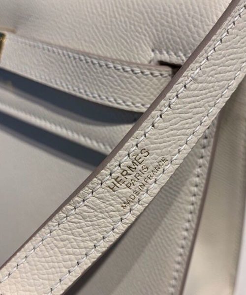 1:1 Replica Hermes Kelly Craie For Women Gold Toned Hardware 10in/25cm