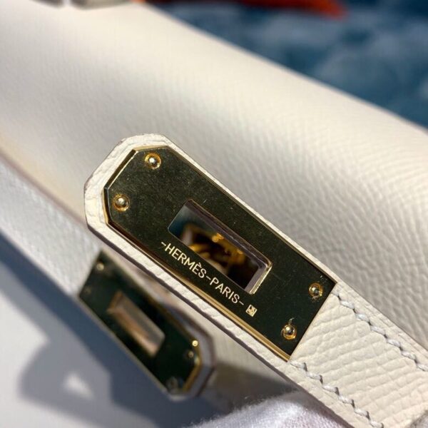 1:1 Replica Hermes Kelly Craie For Women Gold Toned Hardware 10in/25cm