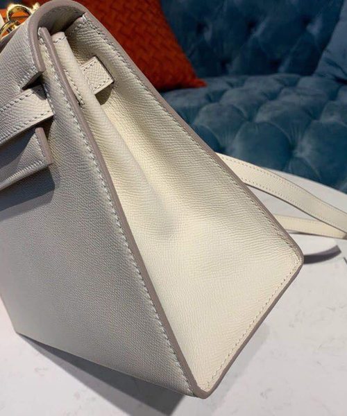 1:1 Replica Hermes Kelly Craie For Women Gold Toned Hardware 10in/25cm
