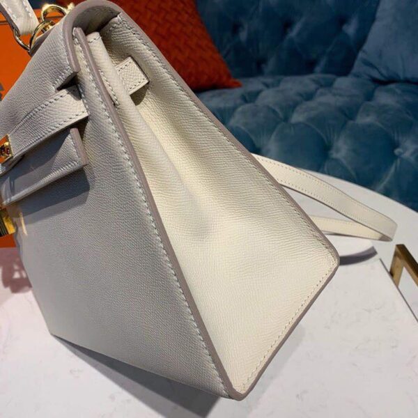 1:1 Replica Hermes Kelly Craie For Women Gold Toned Hardware 10in/25cm