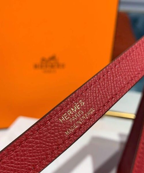 1:1 Replica Hermes Kelly Tomate For Women Gold Toned Hardware 10in/25cm