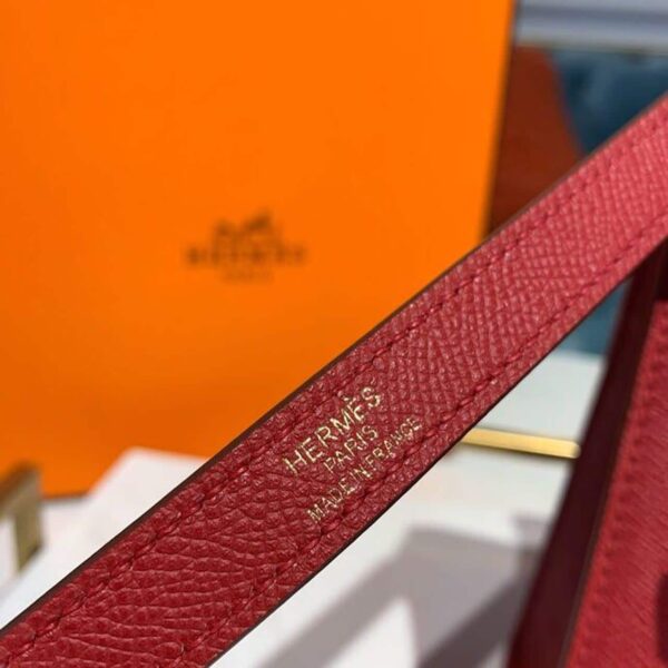 1:1 Replica Hermes Kelly Tomate For Women Gold Toned Hardware 10in/25cm