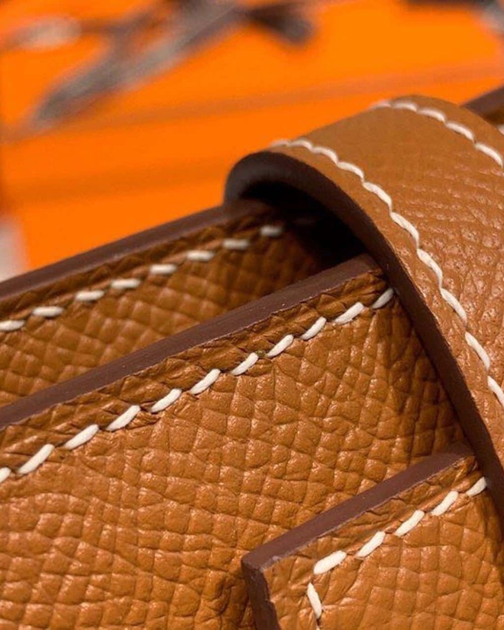 1:1 Replica Hermes Kelly Wallet To Go Woc Brown With Gold Toned Hardware Bag For Women 8.2in/21cm