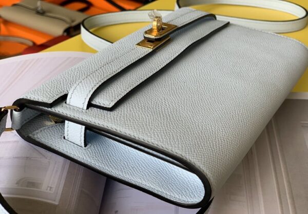 1:1 Replica Hermes Kelly Wallet To Go Woc Epsom White For Women, Women's Wallet 8.3in/21cm