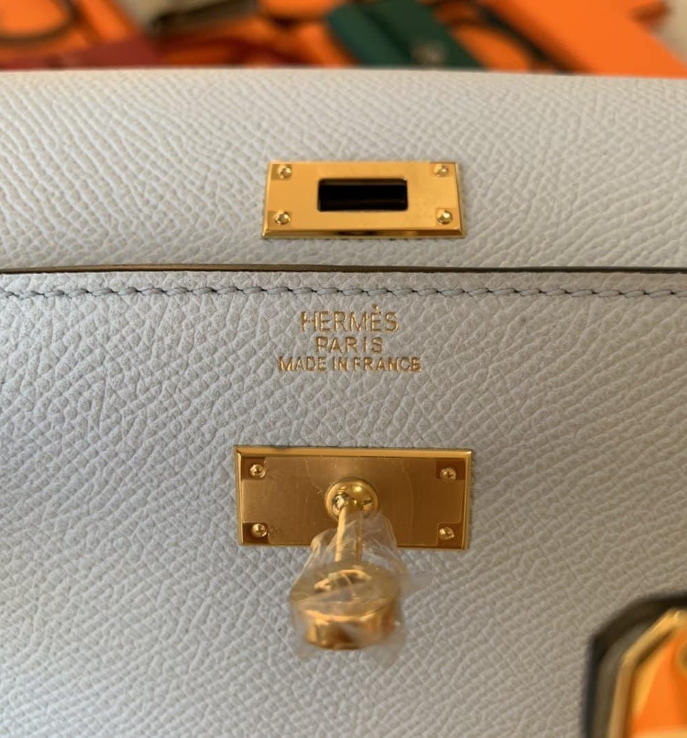 1:1 Replica Hermes Kelly Wallet To Go Woc Epsom White For Women, Women's Wallet 8.3in/21cm