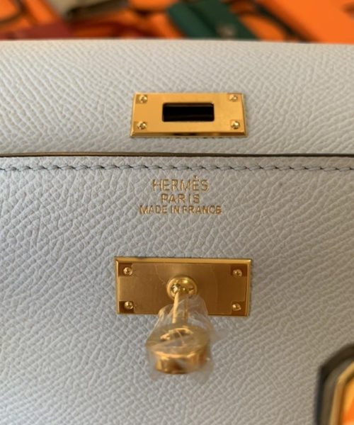 1:1 Replica Hermes Kelly Wallet To Go Woc Epsom White For Women, Women's Wallet 8.3in/21cm