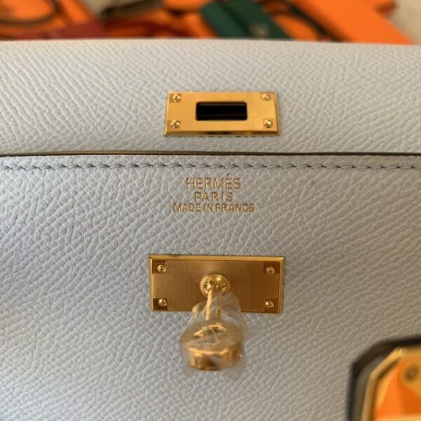 1:1 Replica Hermes Kelly Wallet To Go Woc Epsom White For Women, Women's Wallet 8.3in/21cm