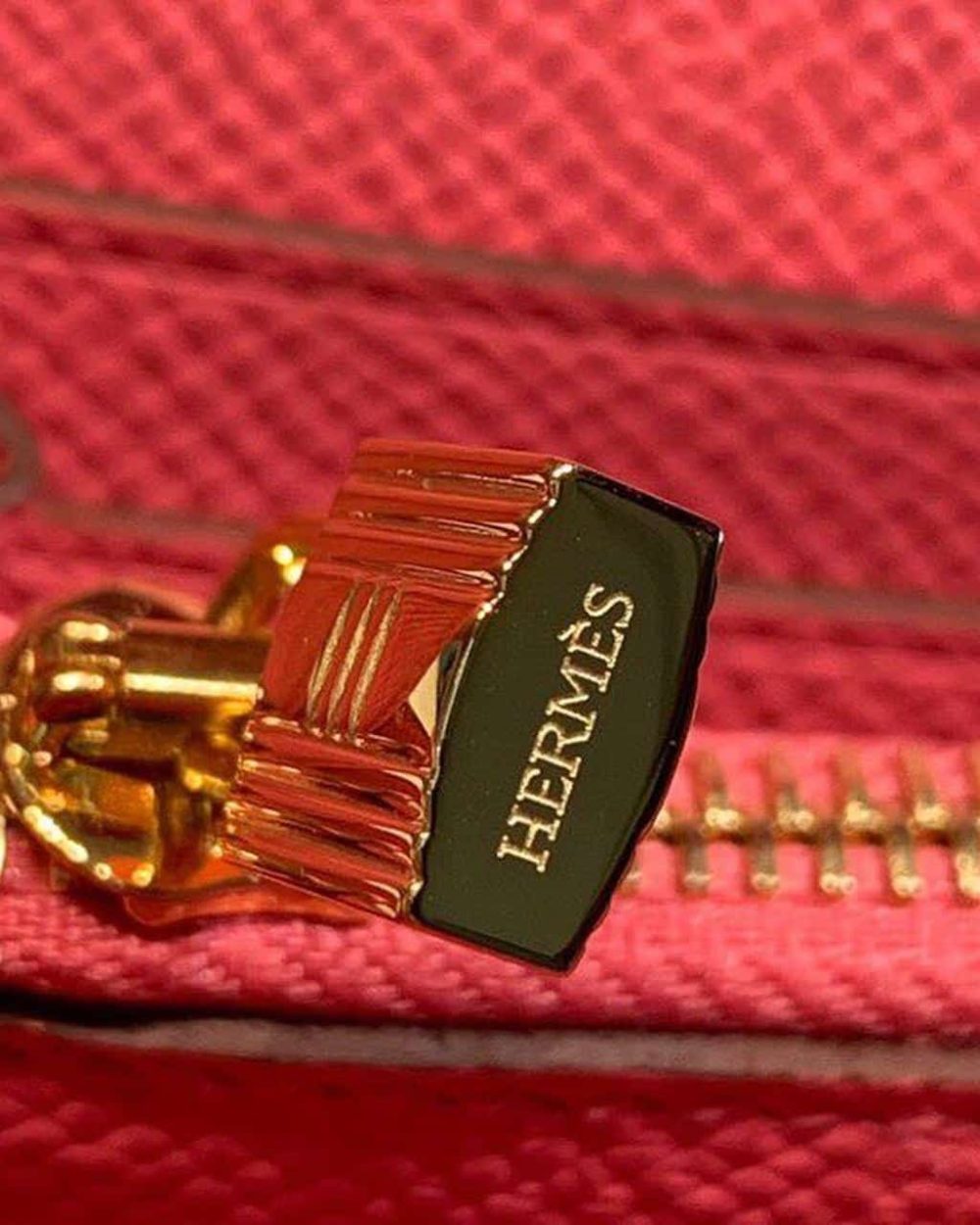 1:1 Replica Hermes Kelly Wallet To Go Woc Pink With Gold Toned Hardware Bag For Women 8.2in/21cm