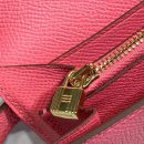 1:1 Replica Hermes Kelly Wallet To Go Woc Pink With Gold Toned Hardware Bag For Women 8.2in/21cm