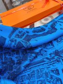 Hermes La Cite Cavalerie 2019 Octave Marsal Dark Blue 90cm/35in H003373S 04.