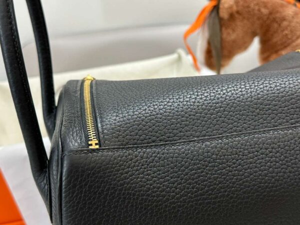 1:1 Replica Hermes Lady Lindi Bag White/Black/Green Khaki For Women 10.2in/26cm