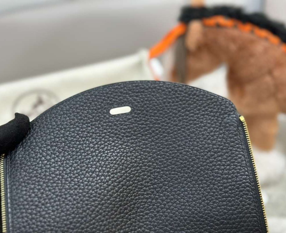 1:1 Replica Hermes Lady Lindi Bag White/Black/Green Khaki For Women 10.2in/26cm