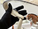 1:1 Replica Hermes Lady Lindi Bag White/Black/Green Khaki For Women 10.2in/26cm