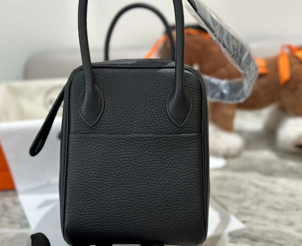 1:1 Replica Hermes Lady Lindi Bag White/Black/Green Khaki For Women 10.2in/26cm