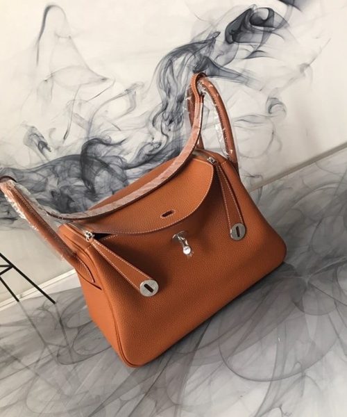1:1 Replica Hermes Lindy Clemence Bag Bronze For Women, Women’s Handbags, Shoulder And Crossbody Bags 10.2in/26cm