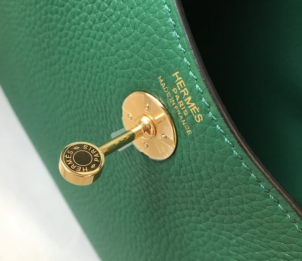 1:1 Replica Hermes Lindy Mini Clemence Bag Green For Women, Women’s Handbags, Shoulder And Crossbody Bags 7.5in/19cm