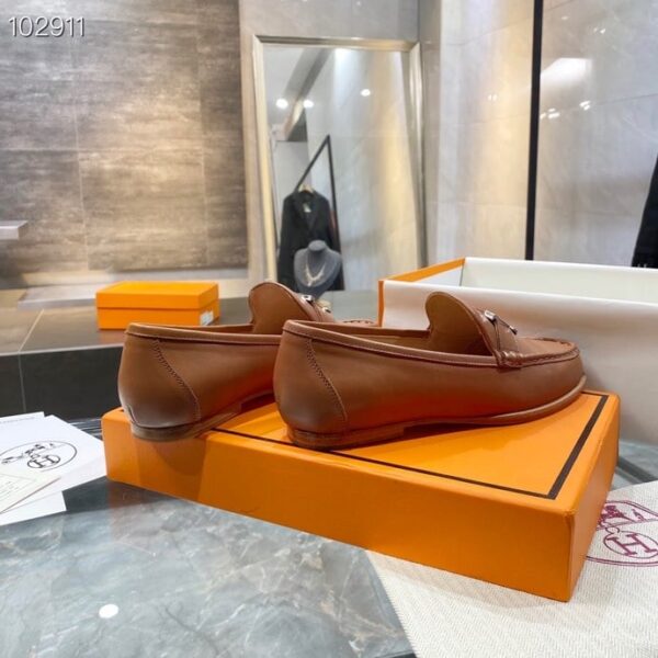 Hermes Loafer Brown For Women, Women's Shoes