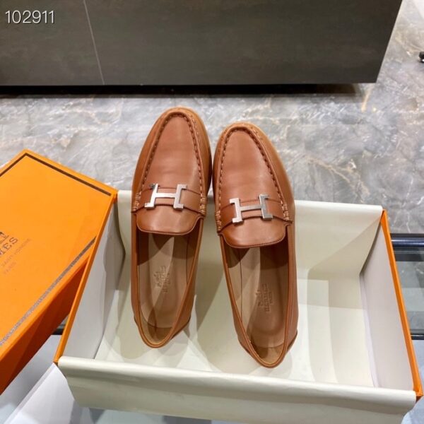 Hermes Loafer Brown For Women, Women's Shoes