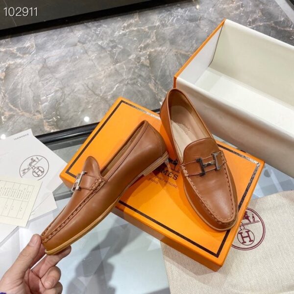 Hermes Loafer Brown For Women, Women's Shoes
