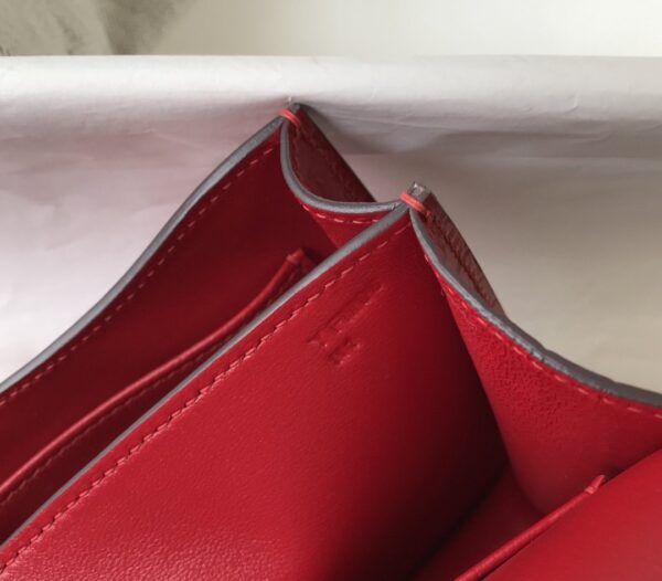1:1 Replica Hermes Mini Constance Bag Red For Women Gold Color Hardware 7.1in/18cm