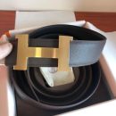 1:1 Replica Hermes Mini Constance Guillochee Belt Buckle & Reversible Grey For Women, Women Belt