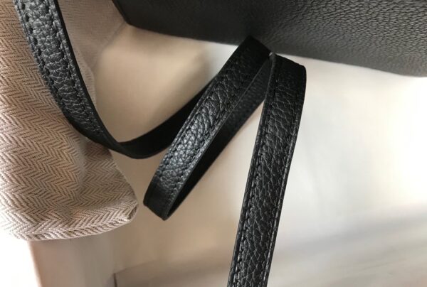 1:1 Replica Hermes Mini Evercolor Sac Roulis 19 Black For Women, Women's Handbags, Shoulder Bags 7.5in/19cm