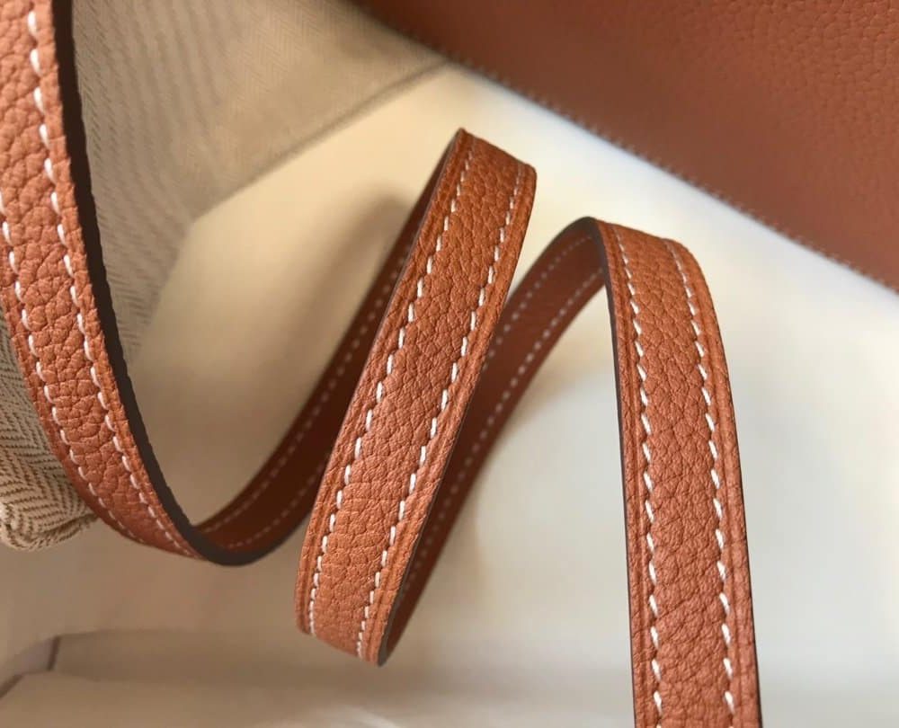 1:1 Replica Hermes Mini Evercolor Sac Roulis 19 Brown For Women, Women's Handbags, Shoulder Bags 7.5in/19cm