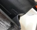 1:1 Replica Hermes Mini Kelly 19 Black Silver Toned Hardware Bag For Women, Women's Handbags, Shoulder Bags 7.5in/19cm