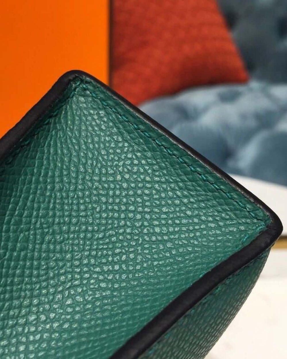 1:1 Replica Hermes Mini Kelly 20 Sellier Epsom Green Bag For Women, Women's Handbags, Shoulder Bags 7.5in/20cm