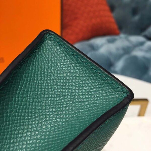 1:1 Replica Hermes Mini Kelly 20 Sellier Epsom Green Bag For Women, Women's Handbags, Shoulder Bags 7.5in/20cm
