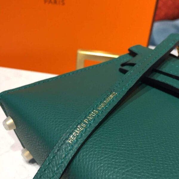 1:1 Replica Hermes Mini Kelly 20 Sellier Epsom Green Bag For Women, Women's Handbags, Shoulder Bags 7.5in/20cm