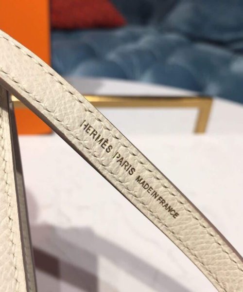 1:1 Replica Hermes Mini Kelly Craie For Women Gold-Toned Hardware 7.5in/19cm