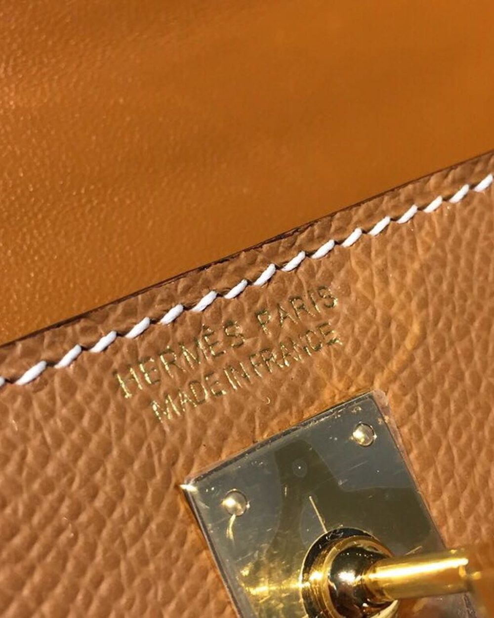 1:1 Replica Hermes Mini Kelly Gold For Women Gold Toned Hardware 7.5in/19cm