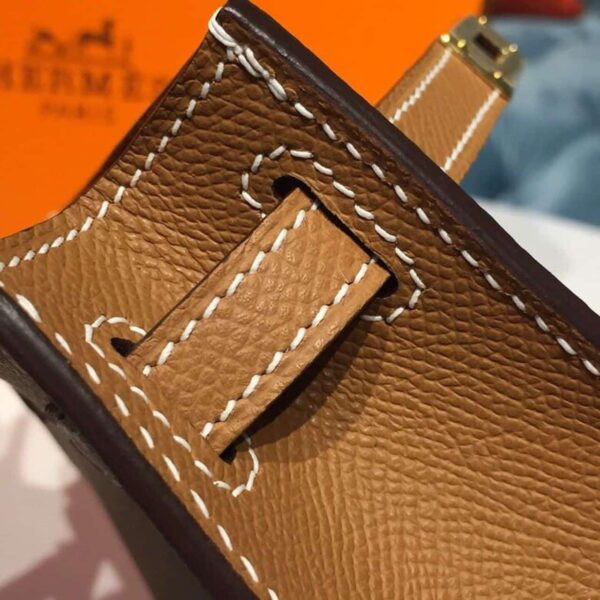 1:1 Replica Hermes Mini Kelly Gold For Women Gold Toned Hardware 7.5in/19cm